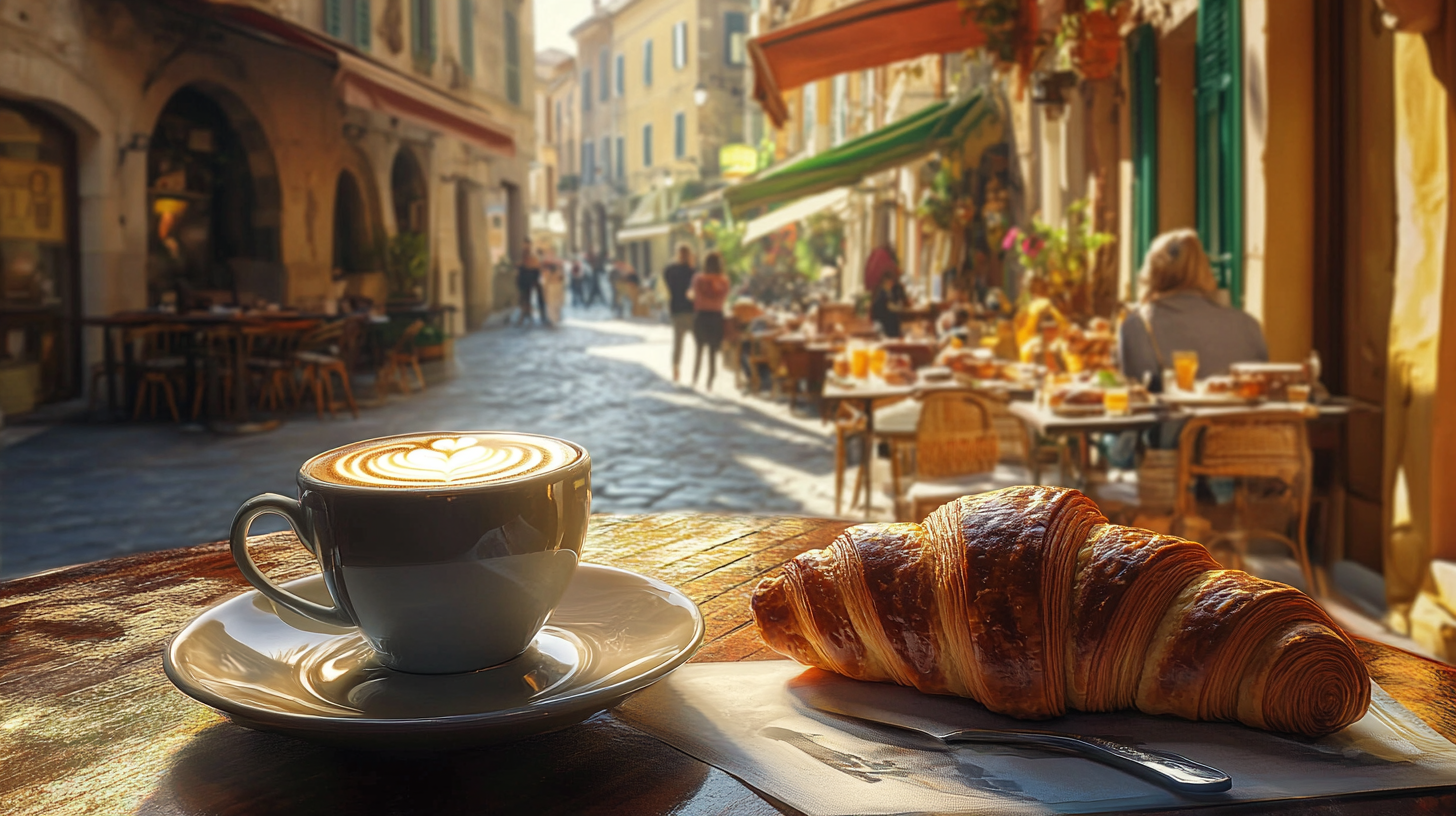 Typical breakfast Italy